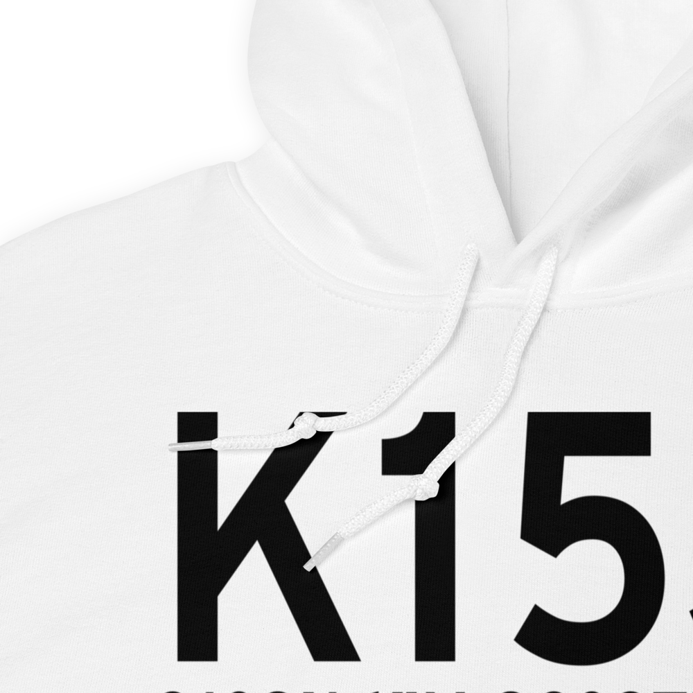 Cook County Airport (K15J) ICAO Hoodie Sweatshirt 