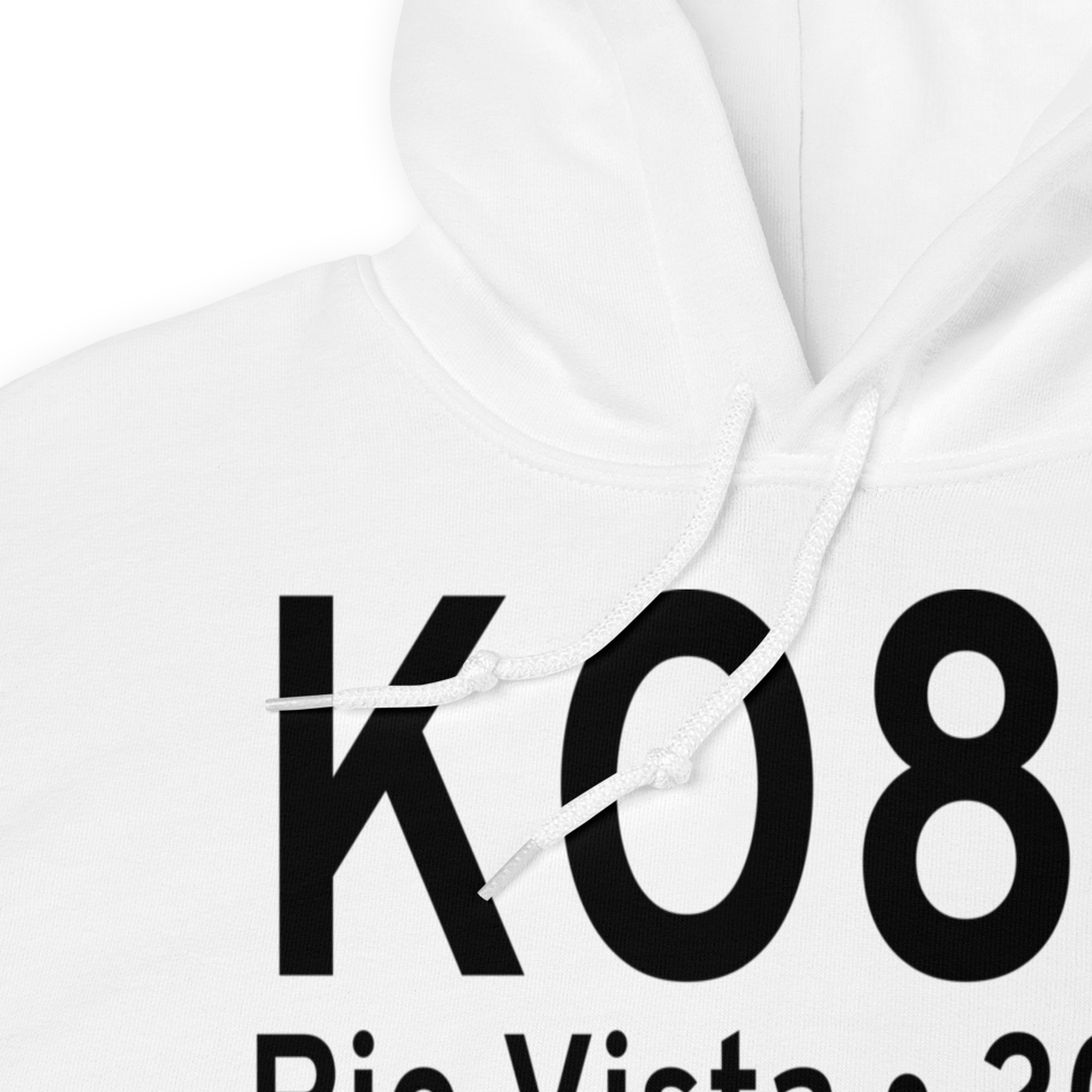 Rio Vista Municipal Airport (KO88) ICAO Hoodie Sweatshirt 
