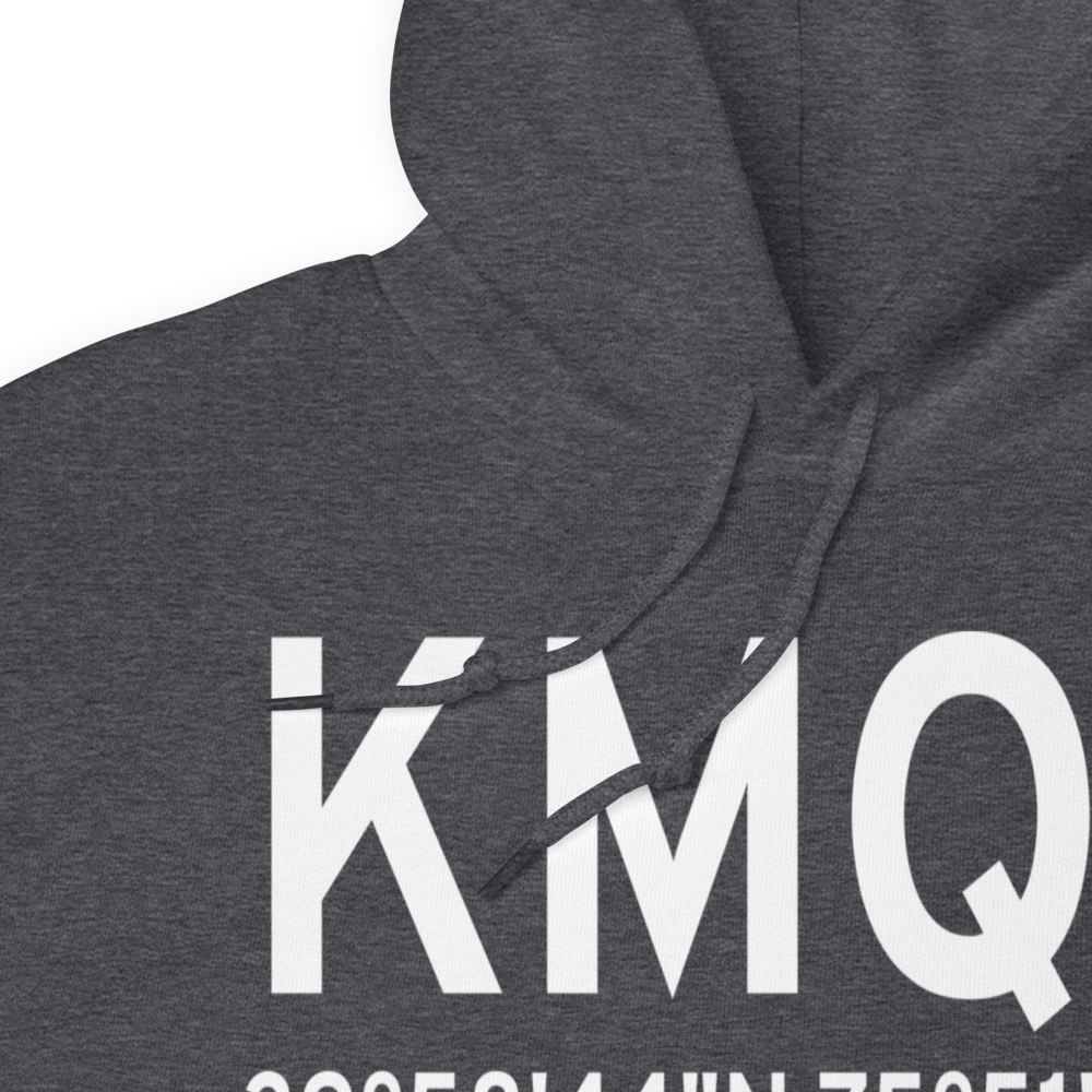 Chester County G O Carlson Airport (KMQS) ICAO Hoodie Sweatshirt 