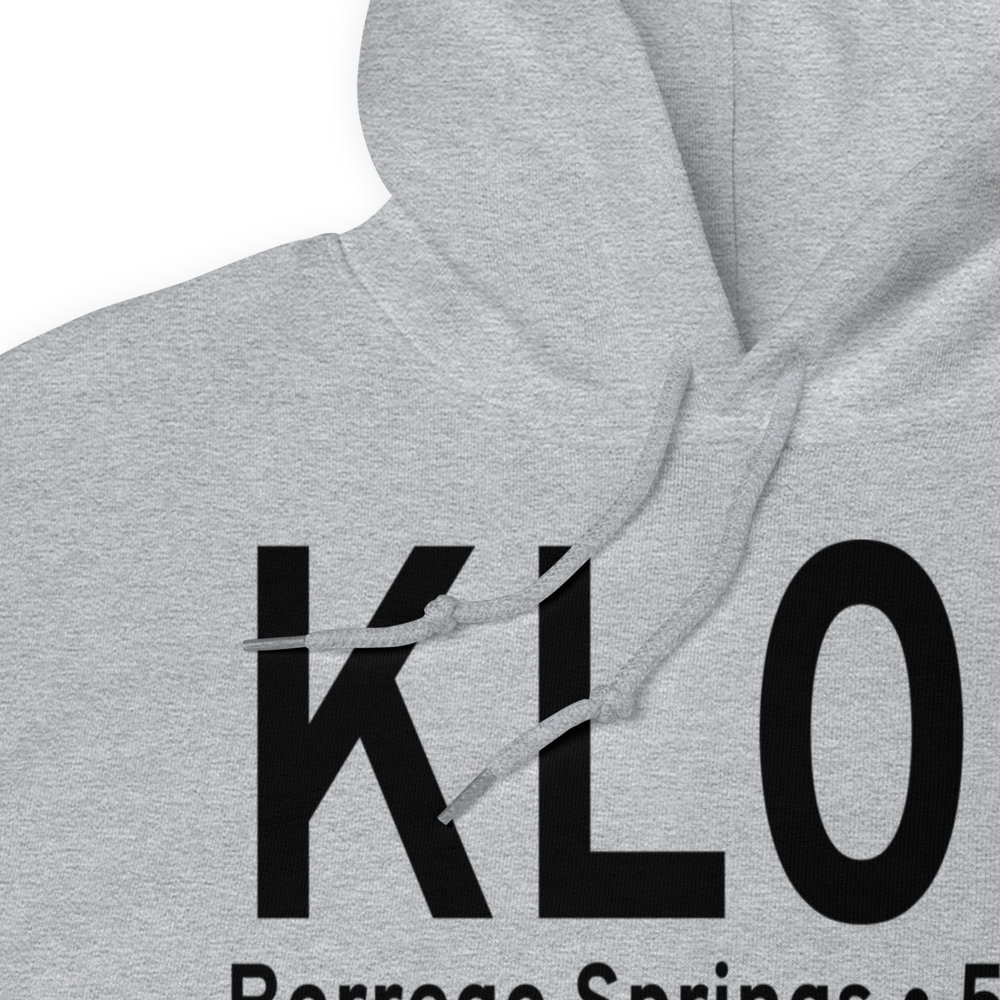 Borrego Valley Airport (KL08) ICAO Hoodie Sweatshirt 