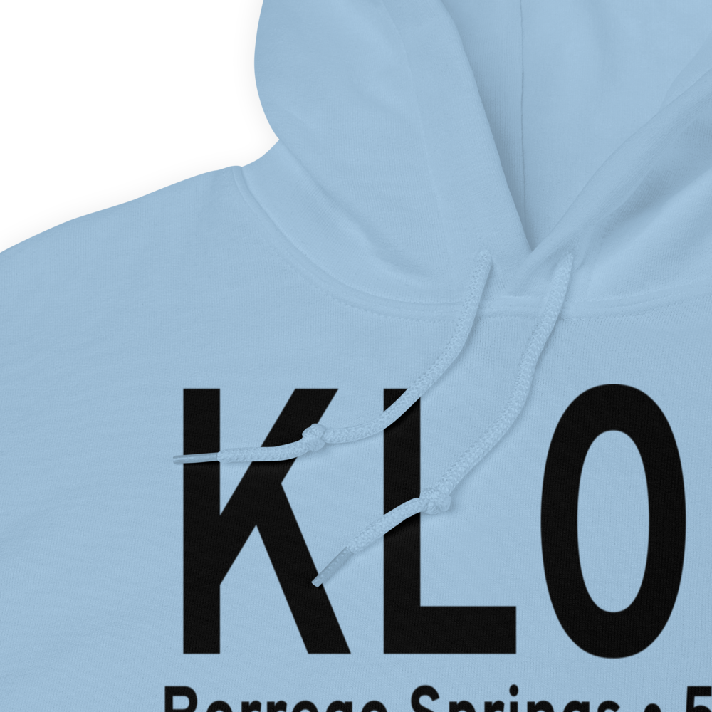 Borrego Valley Airport (KL08) ICAO Hoodie Sweatshirt 