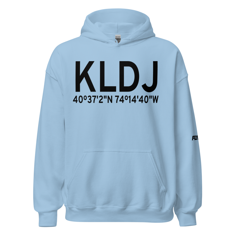 Linden Airport (KLDJ) ICAO Hoodie Sweatshirt 