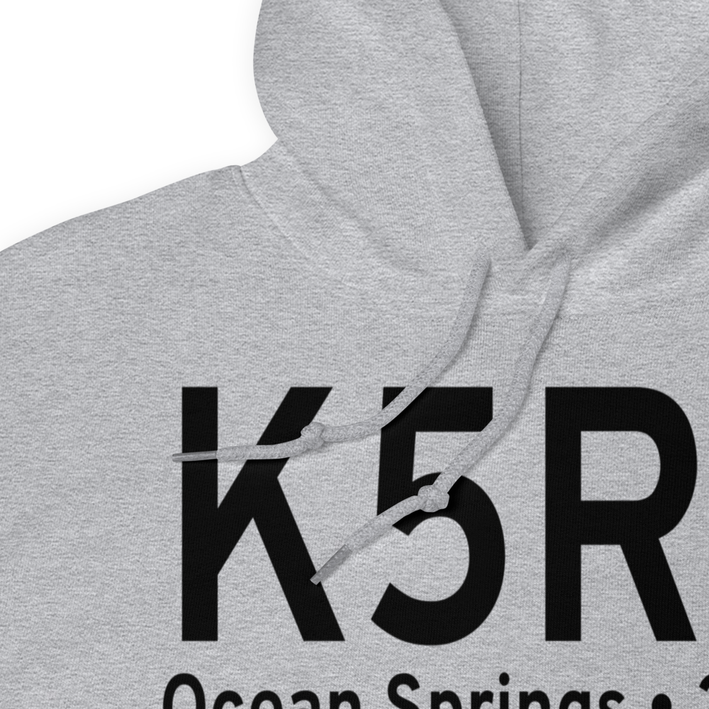 Ocean Springs Airport (K5R2) ICAO Hoodie Sweatshirt 
