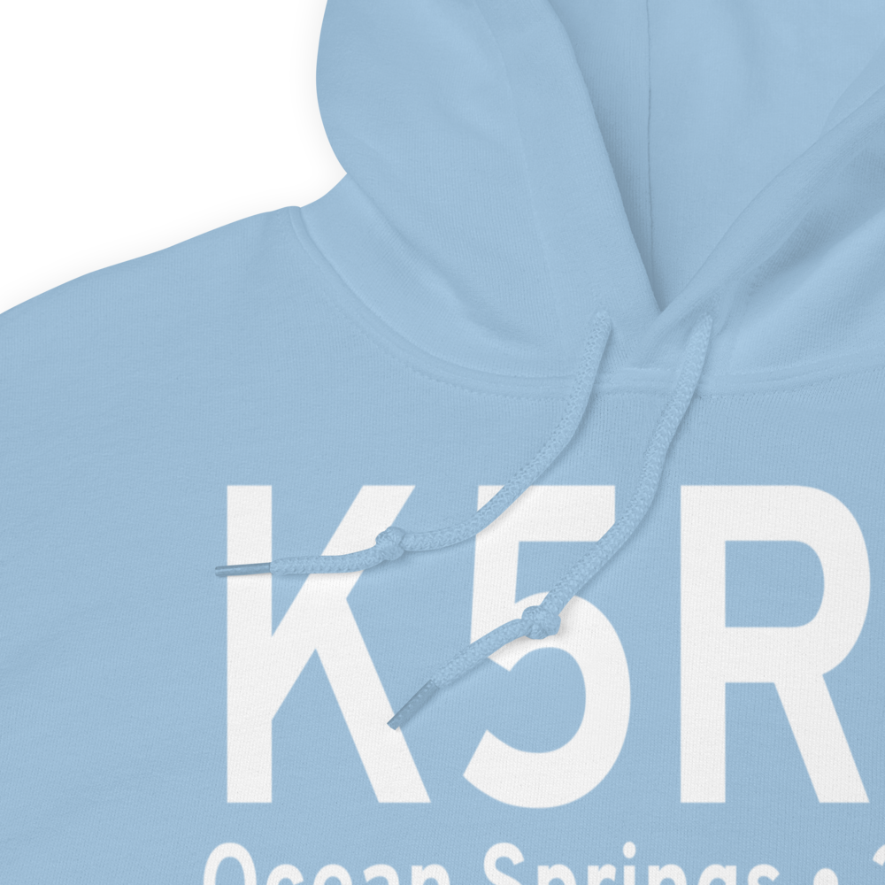 Ocean Springs Airport (K5R2) ICAO Hoodie Sweatshirt 