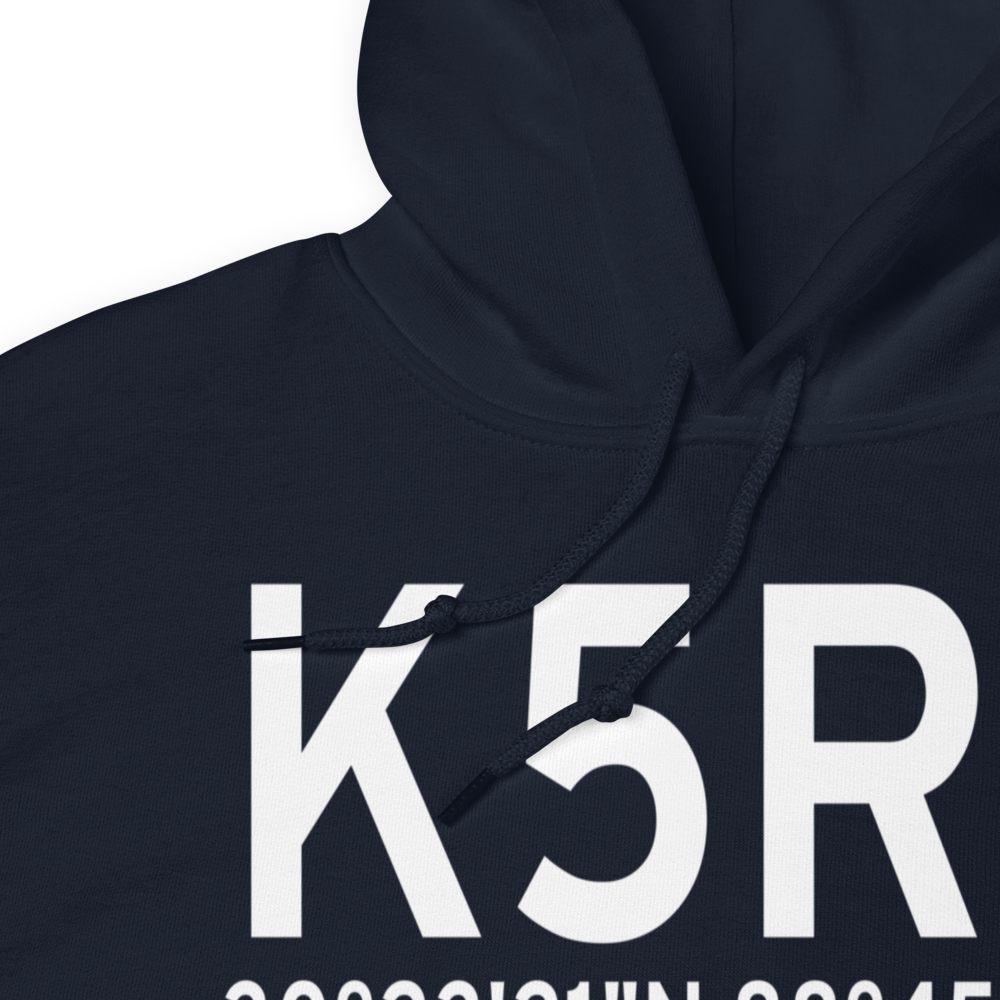 Ocean Springs Airport (K5R2) ICAO Hoodie Sweatshirt 