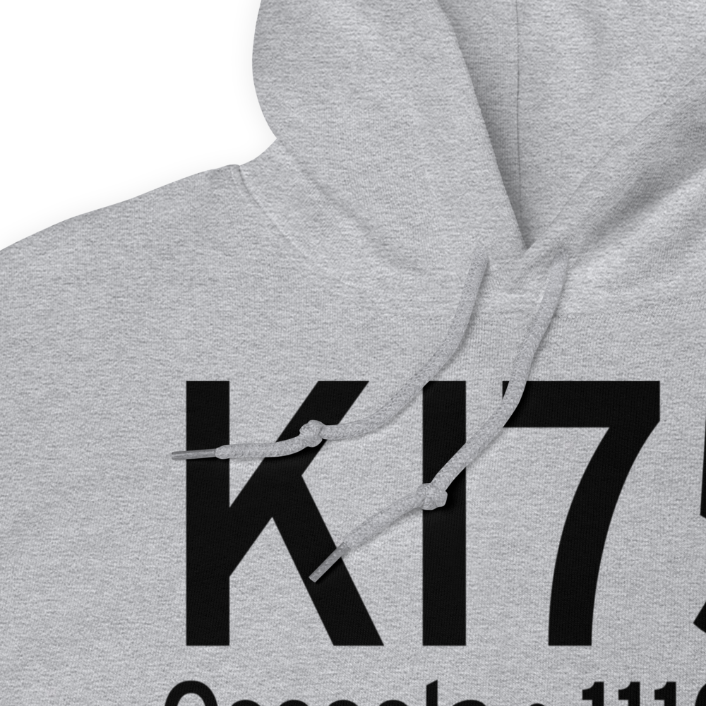 Osceola Municipal Airport (KI75) ICAO Hoodie Sweatshirt 