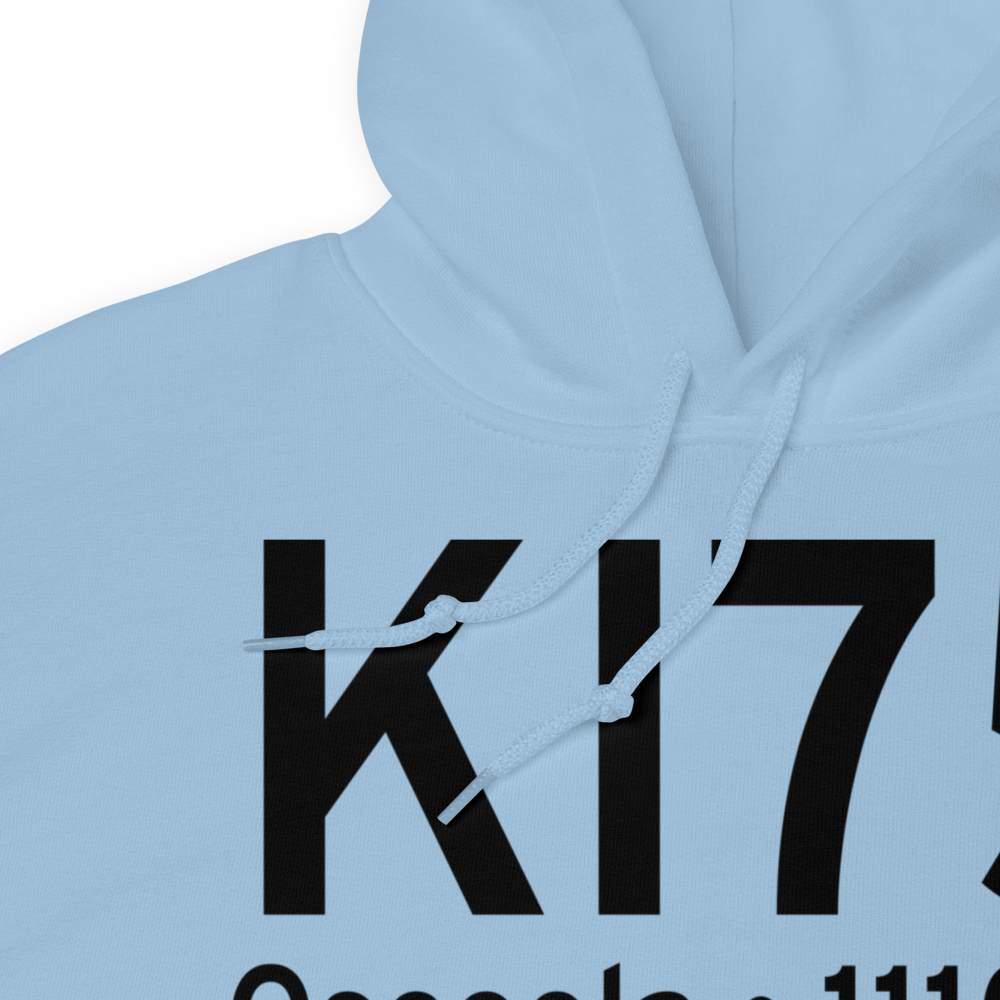 Osceola Municipal Airport (KI75) ICAO Hoodie Sweatshirt 