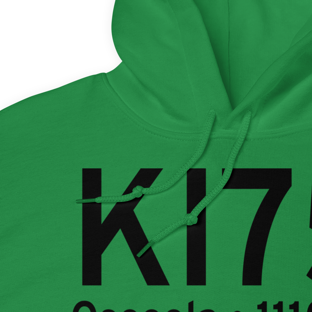 Osceola Municipal Airport (KI75) ICAO Hoodie Sweatshirt 