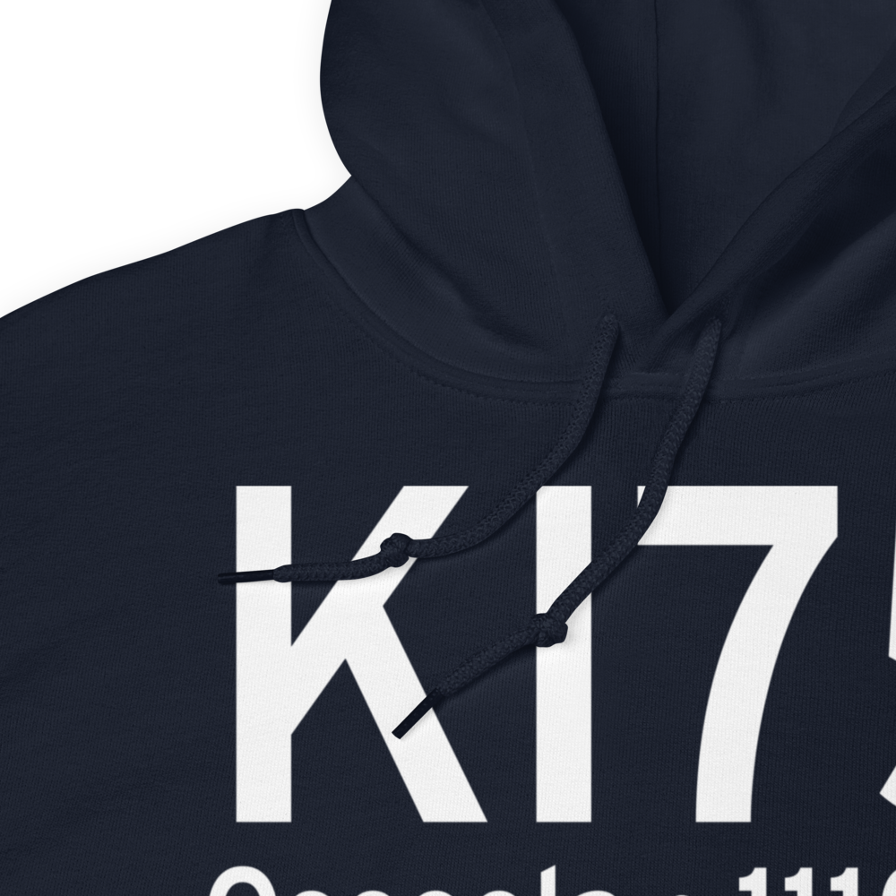 Osceola Municipal Airport (KI75) ICAO Hoodie Sweatshirt 