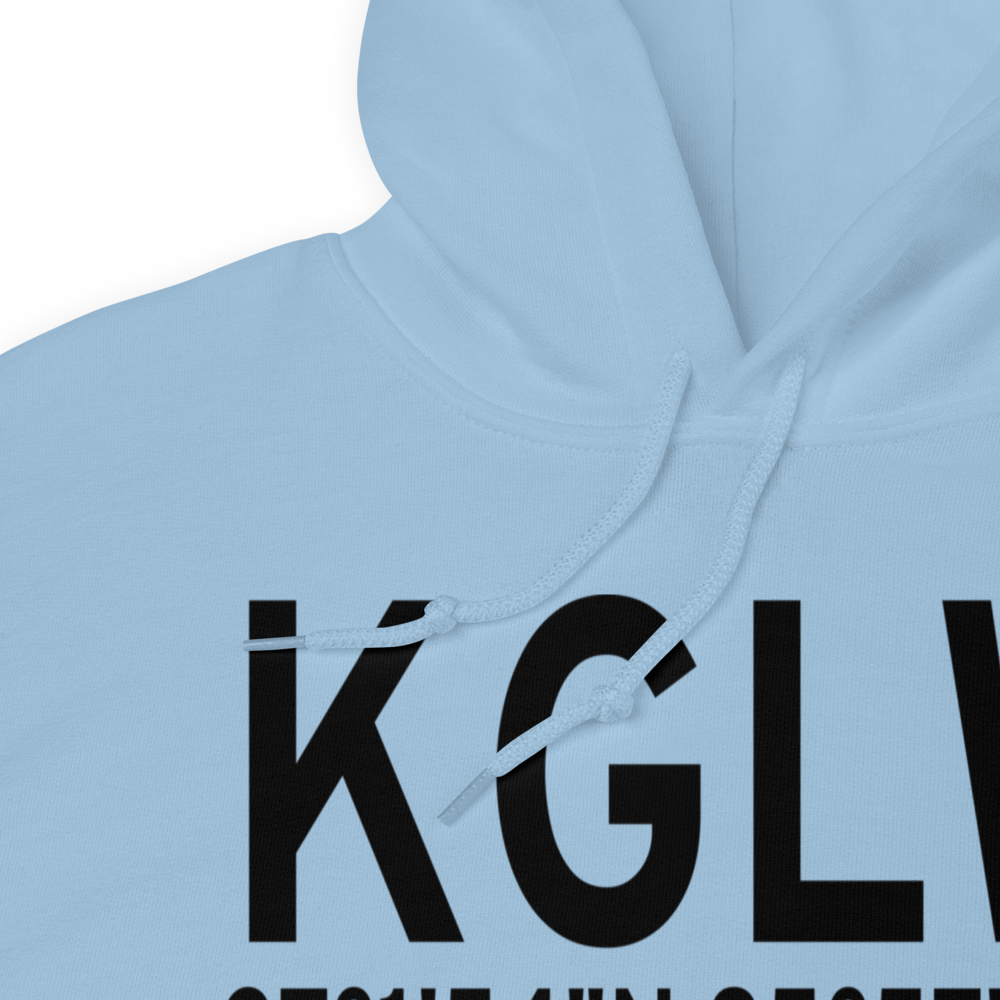 Glasgow Municipal Airport (KGLW) ICAO Hoodie Sweatshirt 