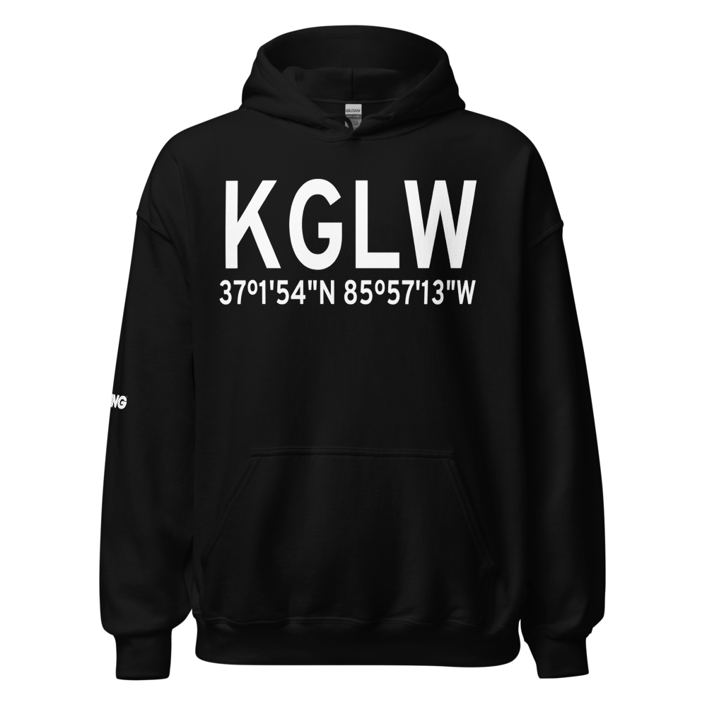 Glasgow Municipal Airport (KGLW) ICAO Hoodie Sweatshirt 