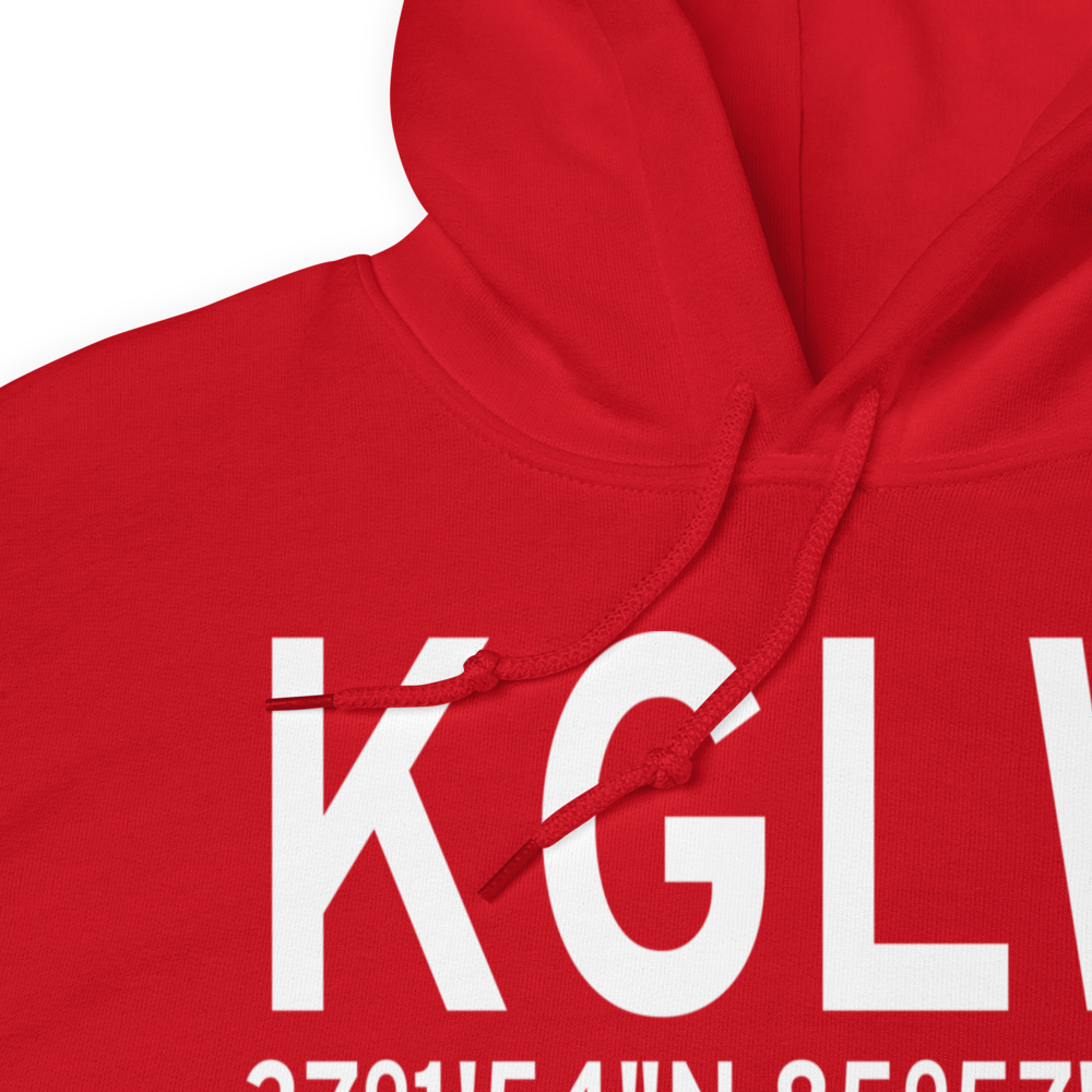Glasgow Municipal Airport (KGLW) ICAO Hoodie Sweatshirt 