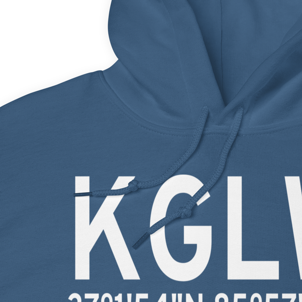 Glasgow Municipal Airport (KGLW) ICAO Hoodie Sweatshirt 