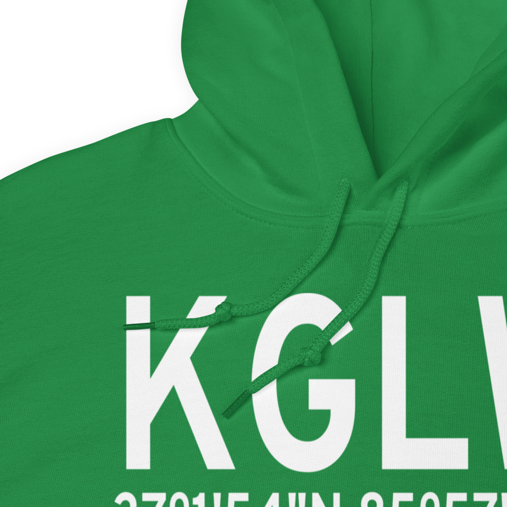 Glasgow Municipal Airport (KGLW) ICAO Hoodie Sweatshirt 