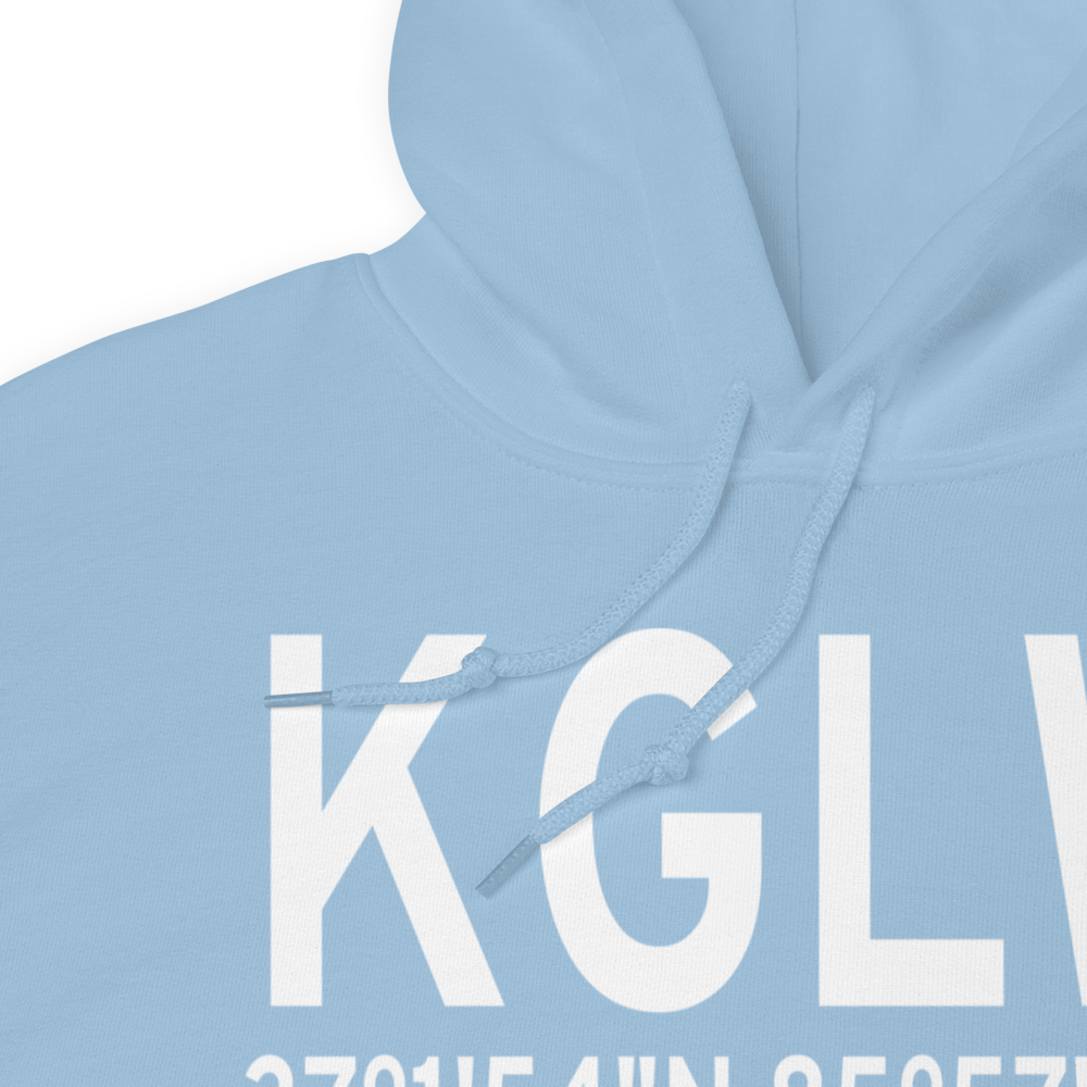 Glasgow Municipal Airport (KGLW) ICAO Hoodie Sweatshirt 