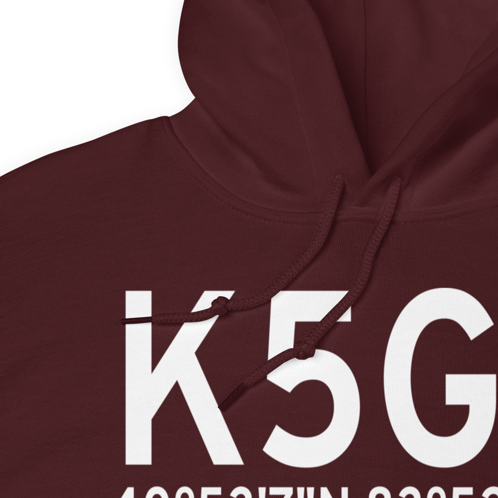 Bluffton Airport (K5G7) ICAO Hoodie Sweatshirt 