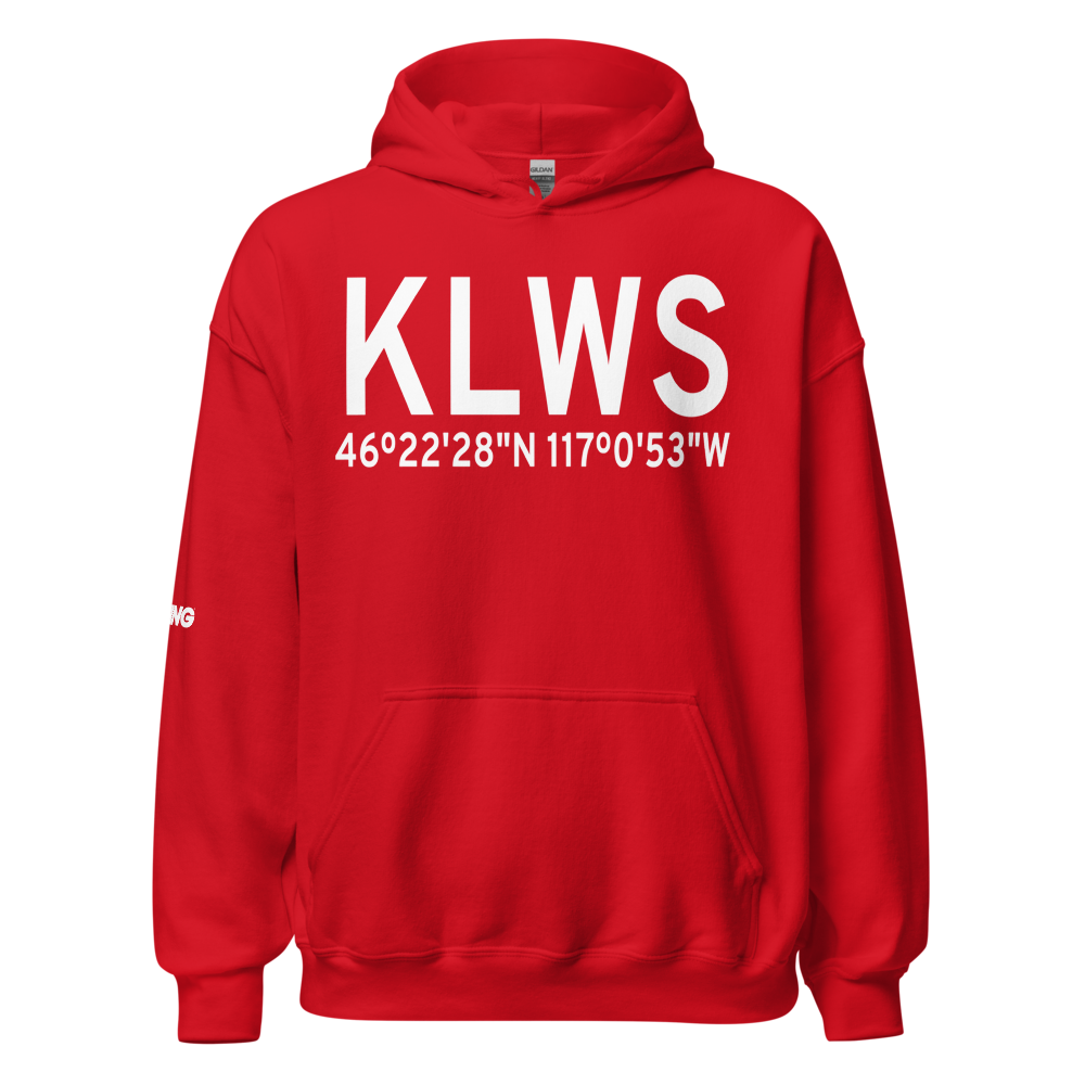 Lewiston Nez Perce County Airport (KLWS) ICAO Hoodie Sweatshirt 
