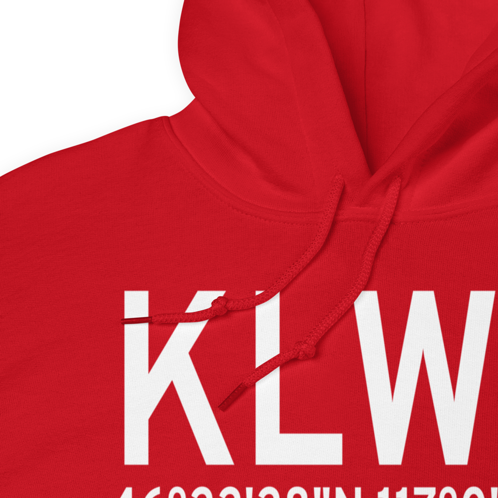 Lewiston Nez Perce County Airport (KLWS) ICAO Hoodie Sweatshirt 