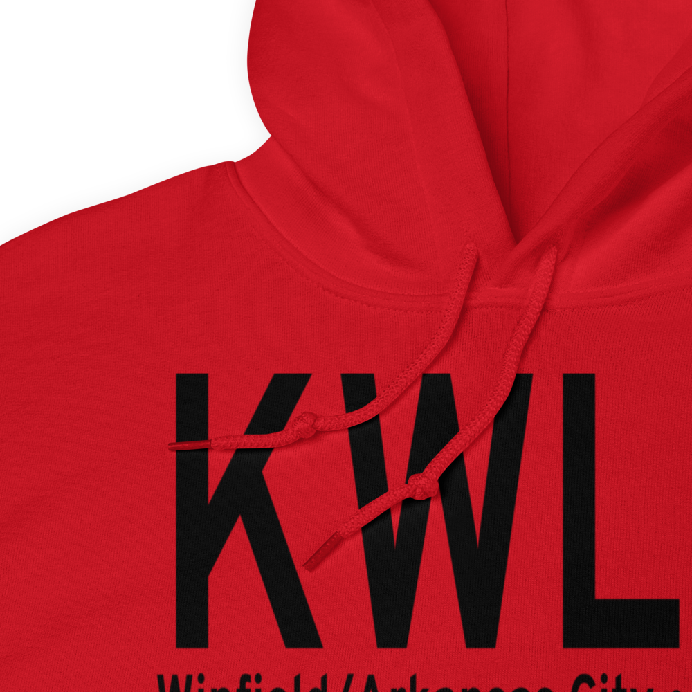 Strother Field (KWLD) ICAO Hoodie Sweatshirt 
