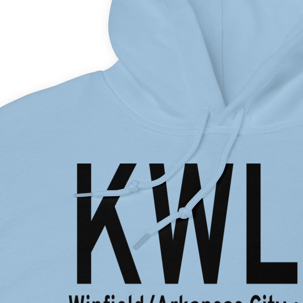 Strother Field (KWLD) ICAO Hoodie Sweatshirt 
