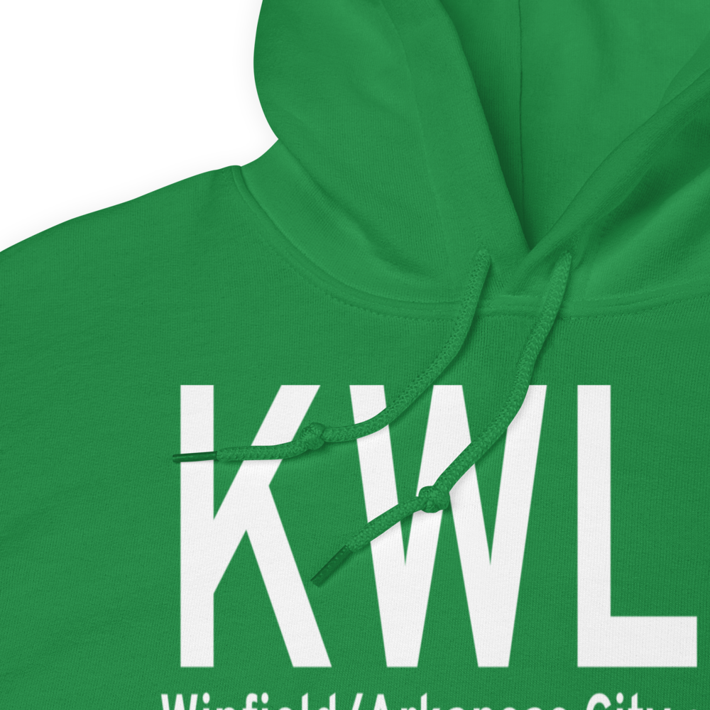 Strother Field (KWLD) ICAO Hoodie Sweatshirt 