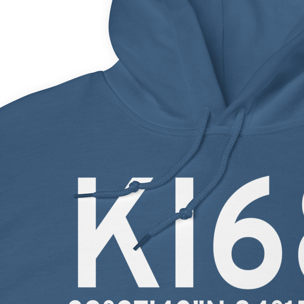 Warren County Airport/John Lane Field (KI68) ICAO Hoodie Sweatshirt 