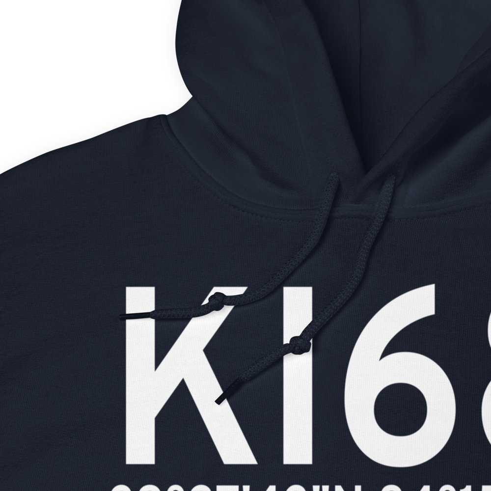 Warren County Airport/John Lane Field (KI68) ICAO Hoodie Sweatshirt 