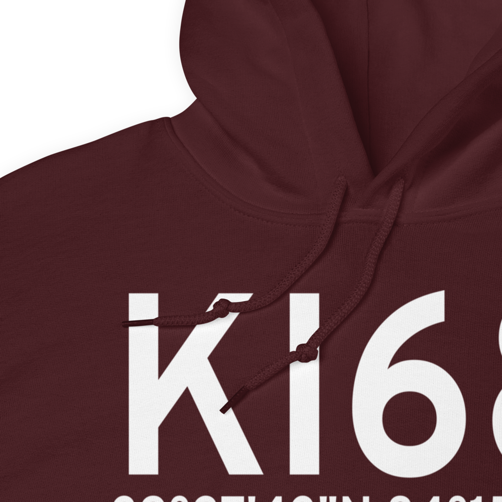 Warren County Airport/John Lane Field (KI68) ICAO Hoodie Sweatshirt 