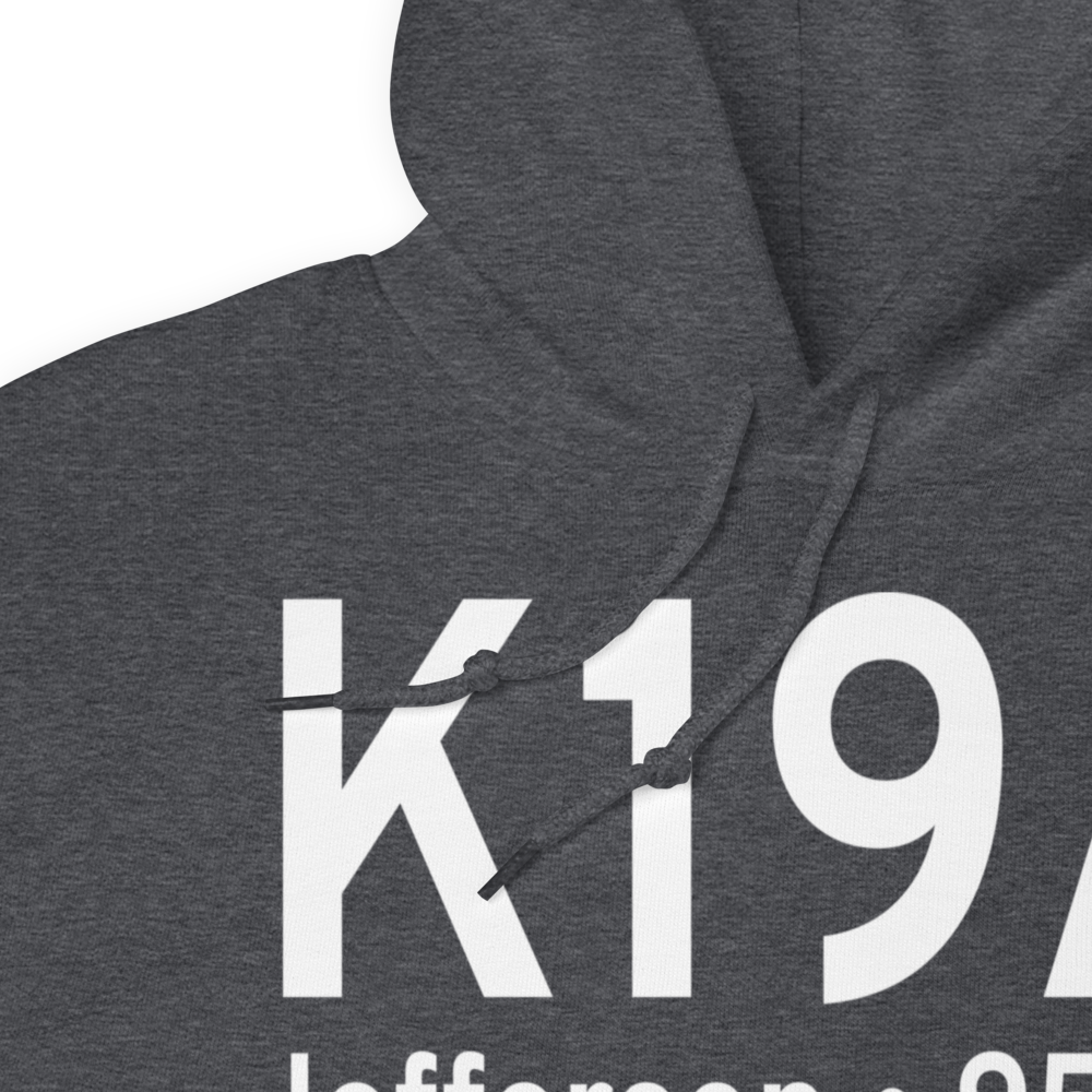 Jackson County Airport (K19A) ICAO Hoodie Sweatshirt 