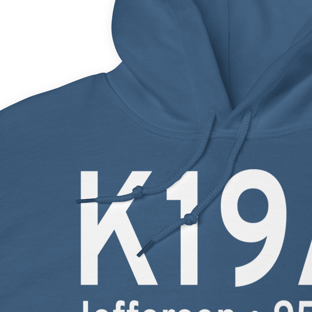 Jackson County Airport (K19A) ICAO Hoodie Sweatshirt 