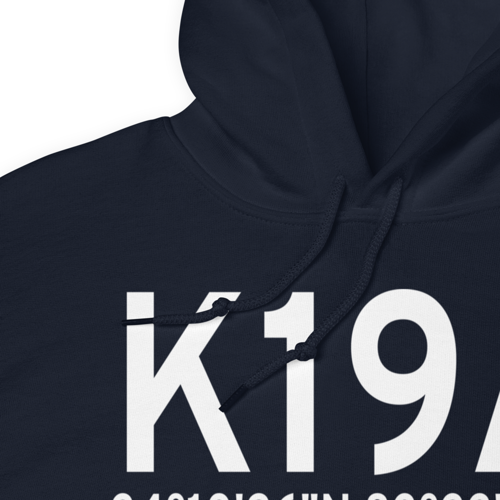 Jackson County Airport (K19A) ICAO Hoodie Sweatshirt 