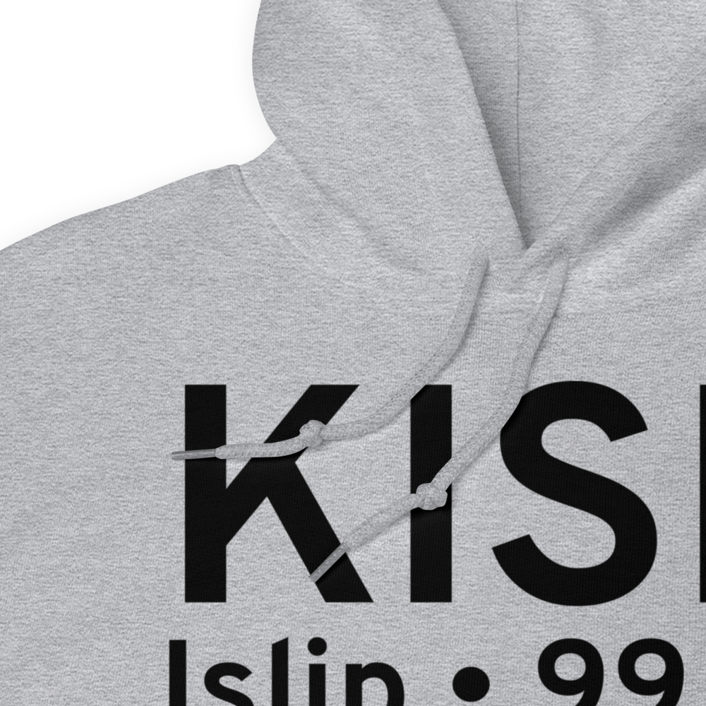 Long Island Mac Arthur Airport (KISP) ICAO Hoodie Sweatshirt 