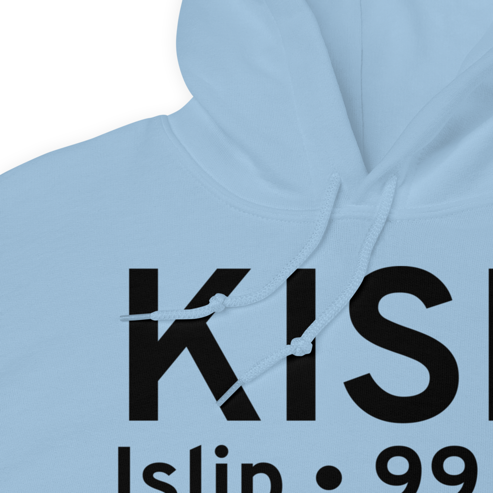 Long Island Mac Arthur Airport (KISP) ICAO Hoodie Sweatshirt 