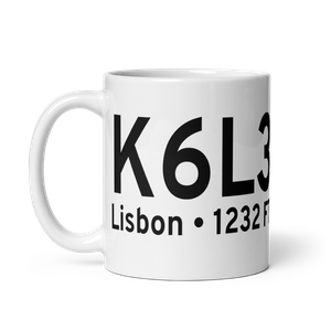 Lisbon Municipal Airport (K6L3) ICAO Mug