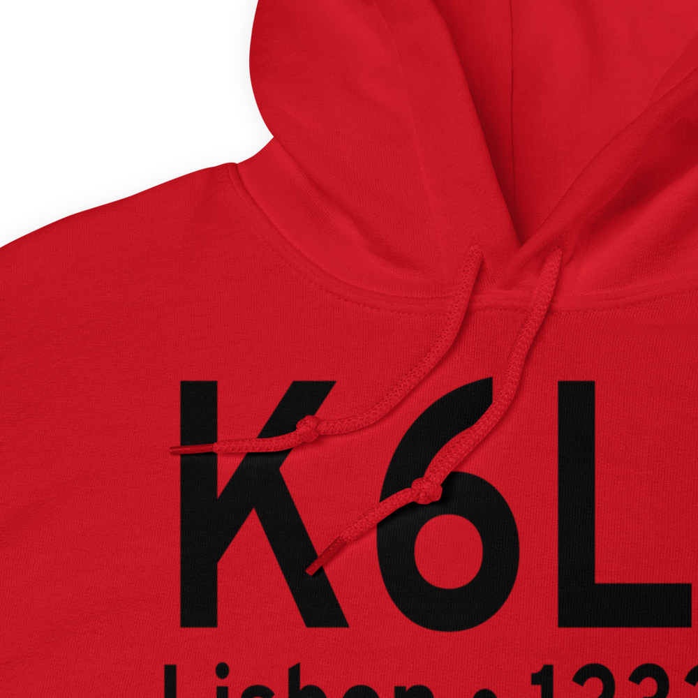 Lisbon Municipal Airport (K6L3) ICAO Hoodie Sweatshirt 