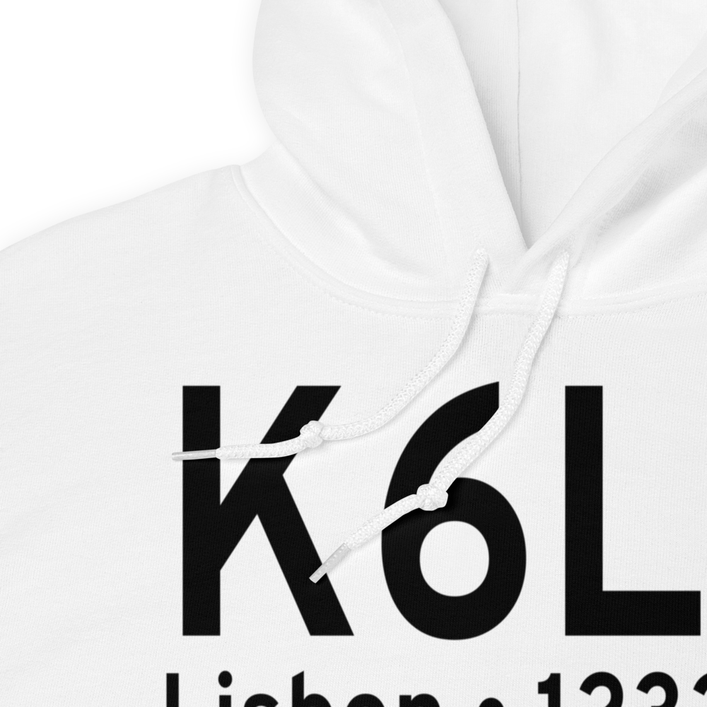 Lisbon Municipal Airport (K6L3) ICAO Hoodie Sweatshirt 