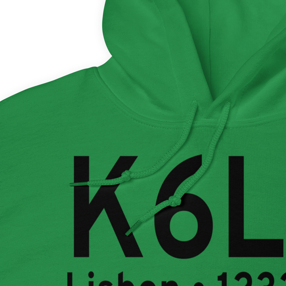 Lisbon Municipal Airport (K6L3) ICAO Hoodie Sweatshirt 