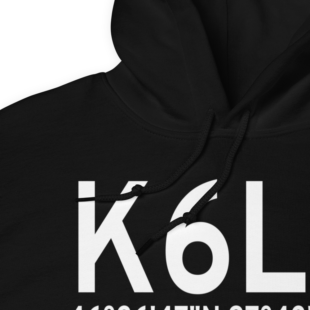 Lisbon Municipal Airport (K6L3) ICAO Hoodie Sweatshirt 