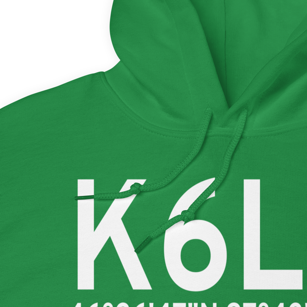 Lisbon Municipal Airport (K6L3) ICAO Hoodie Sweatshirt 
