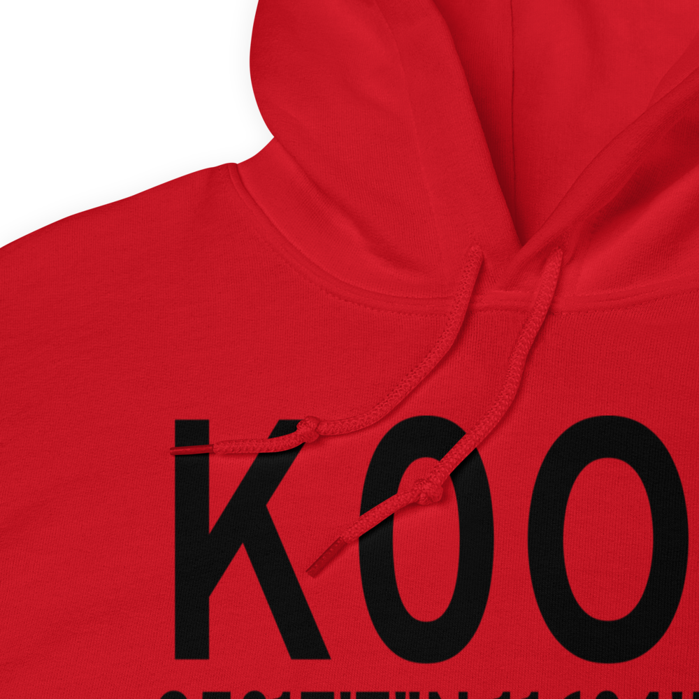 Baker Airport (K0O2) ICAO Hoodie Sweatshirt 