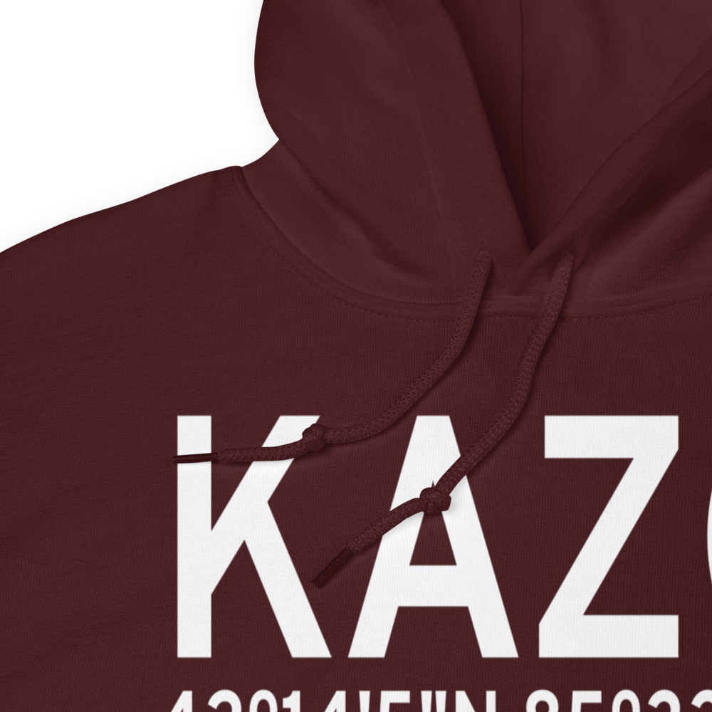 Kalamazoo Battle Creek International Airport (KAZO) ICAO Hoodie Sweatshirt 
