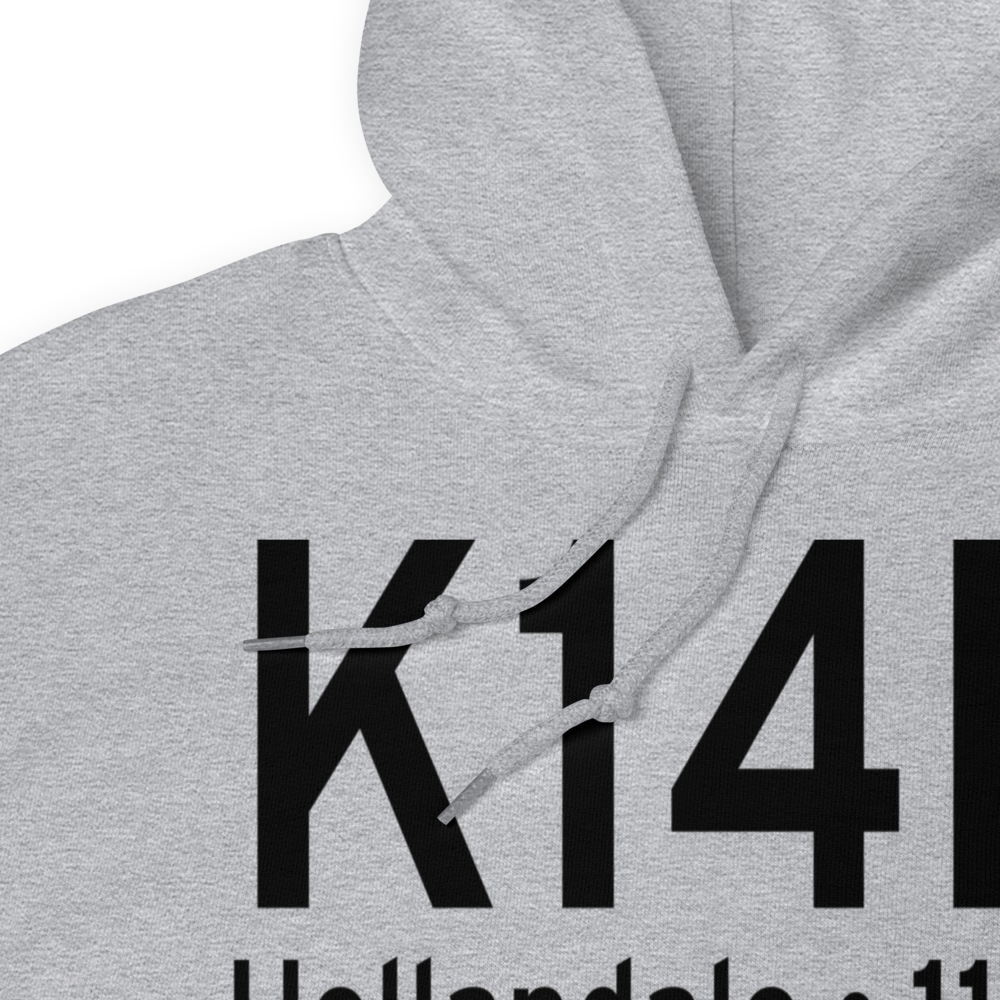 Hollandale Municipal Airport (K14M) ICAO Hoodie Sweatshirt 