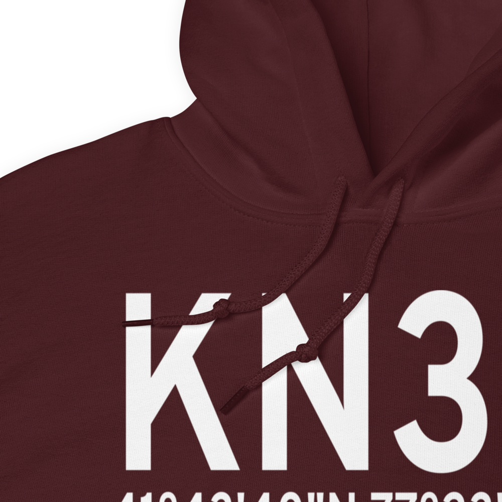 Wellsboro Johnston Airport (KN38) ICAO Hoodie Sweatshirt 
