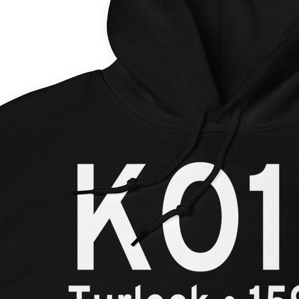 Turlock Municipal Airport (KO15) ICAO Hoodie Sweatshirt 