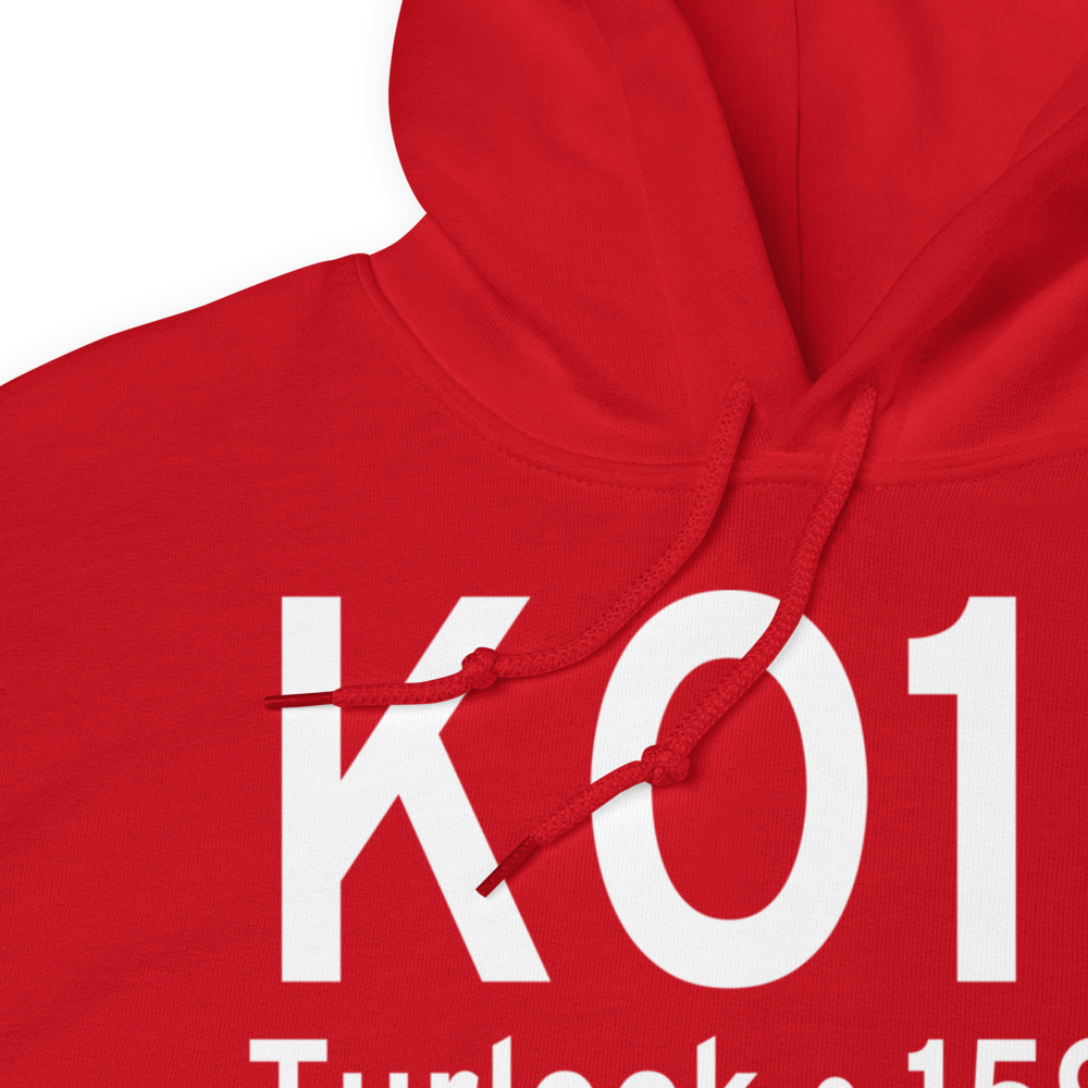 Turlock Municipal Airport (KO15) ICAO Hoodie Sweatshirt 