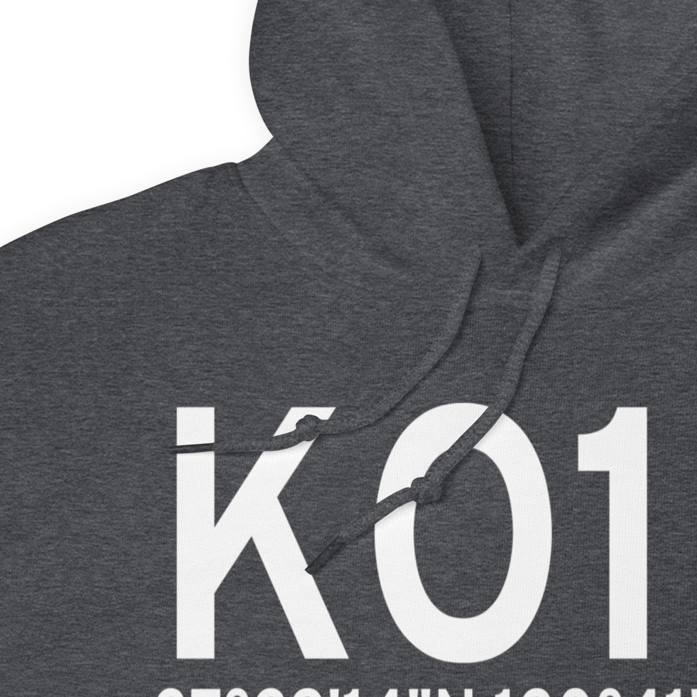 Turlock Municipal Airport (KO15) ICAO Hoodie Sweatshirt 