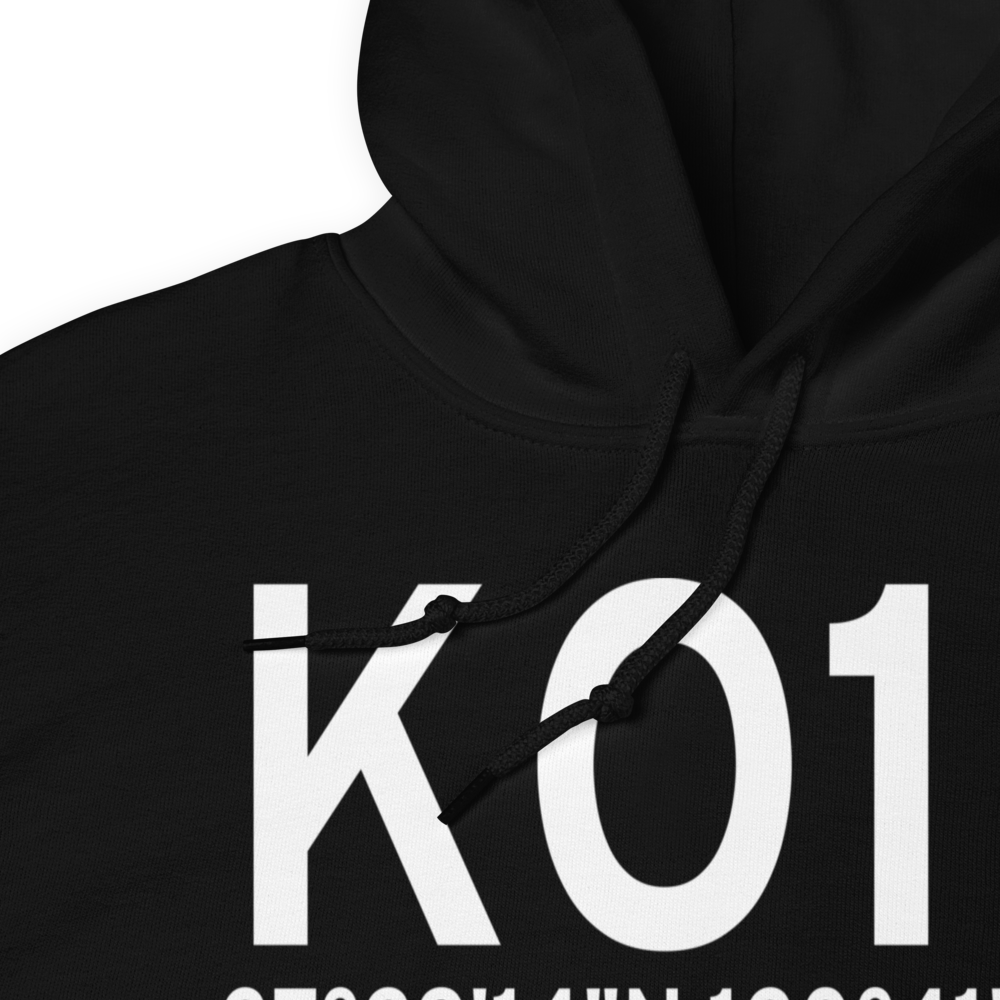 Turlock Municipal Airport (KO15) ICAO Hoodie Sweatshirt 