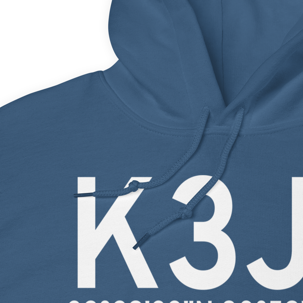 Ridgeland-Claude Dean Airport (K3J1) ICAO Hoodie Sweatshirt 
