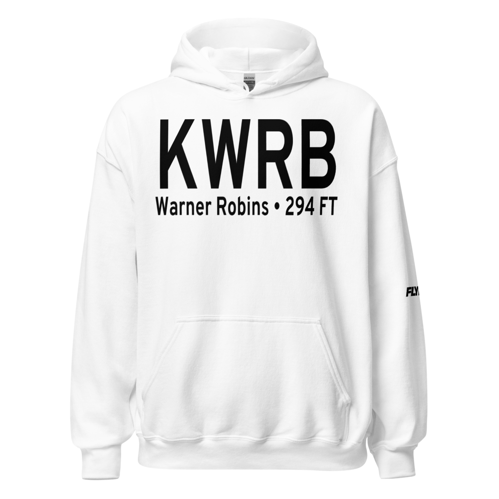 Robins Air Force Base (KWRB) ICAO Hoodie Sweatshirt 
