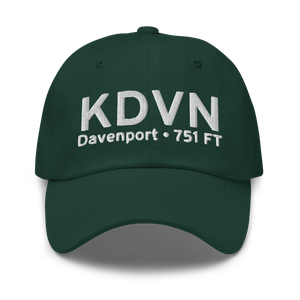 Davenport Municipal Airport (KDVN) ICAO Hat